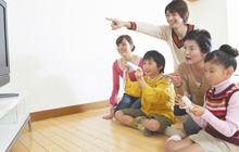 遊ぶ子供